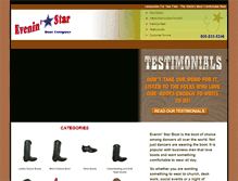 Tablet Screenshot of eveninstarboot.com